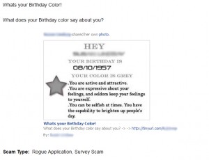 Facebook Scam